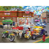 RoseArt - American Nostalgia - Hot Rod Garage - 550 Piece Jigsaw Puzzle for Adults RoseArt