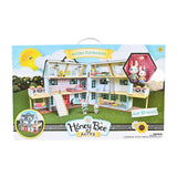 Sunny Days Entertainment Honey Bee Acres Buzzby Farmhouse – 49 Furniture Accessories with 2 Exclusive Figures | 15 Inch Dollhouse Playset | Pretend Play Toys for Kids Sunny Days Entertainment