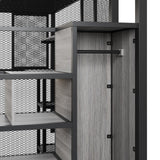 Harper & Bright Designs Full Size Loft Bed with Stairs & Desk, Metal Frame with Storage Shelves and Wardrobe, Heavy-Duty for Adults, Teens and Kids, Black Harper & Bright Designs