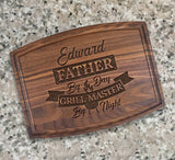 Personalized Dad Cutting Board Gift For Dad Custom Cutting Board Father's Day Wood Engraved TEEAMORE