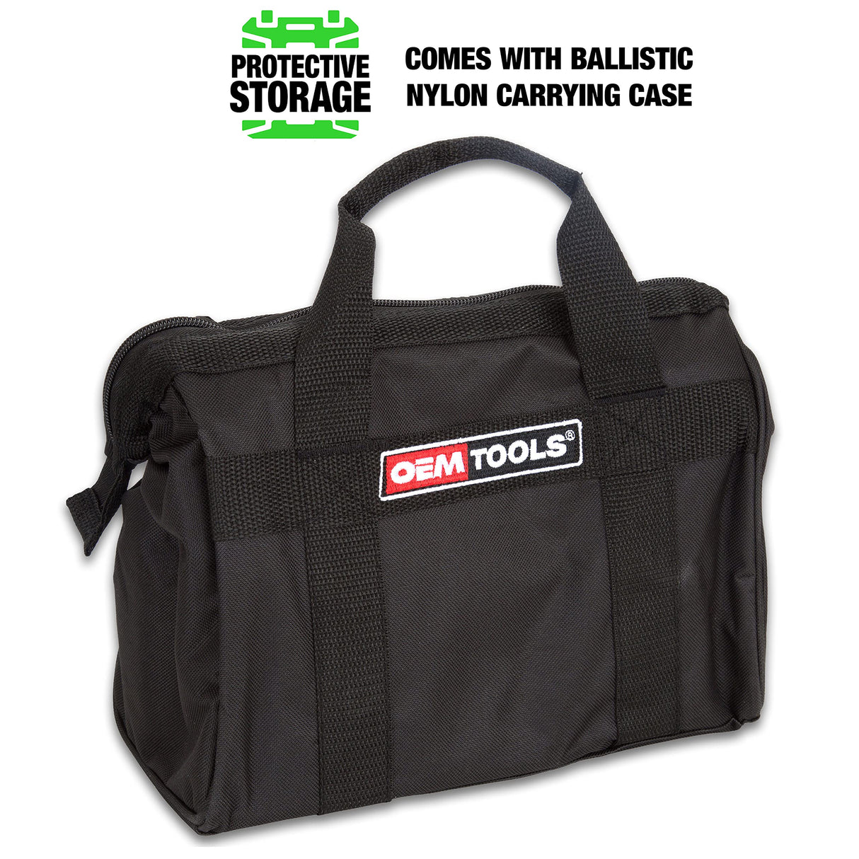 OEMTOOLS 24489 20V Li-ion Cordless Jig Saw With Battery And Charger With Ballistic Nylon Tote, 0-2500 SPM Variable Speed 2.0Ah Handheld Electric Jigsaw, Cordless OEMTOOLS