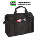 OEMTOOLS 24489 20V Li-ion Cordless Jig Saw With Battery And Charger With Ballistic Nylon Tote, 0-2500 SPM Variable Speed 2.0Ah Handheld Electric Jigsaw, Cordless OEMTOOLS