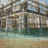 Houseables Fencing, Temporary Fence, Deer Fence, 4x100' Feet, 10.55 lb/roll, Green Plastic Fencing, Temporary Fencing for Yard, Snow Fence, Plastic Fence Roll, Chicken Fence Mesh, Construction Fencing Houseables