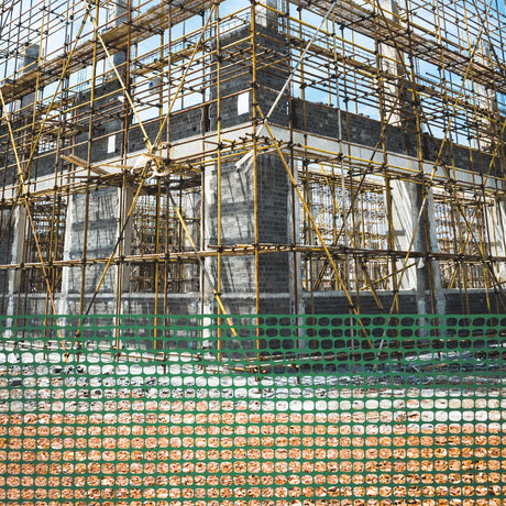 Houseables Fencing, Temporary Fence, Deer Fence, 4x100' Feet, 10.55 lb/roll, Green Plastic Fencing, Temporary Fencing for Yard, Snow Fence, Plastic Fence Roll, Chicken Fence Mesh, Construction Fencing Houseables