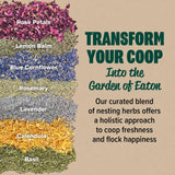 Eaton Pet & Pasture Premium Nesting Herbs, Aromatic Blend for Nesting Boxes & Chicken Coop, Natural Refresher & Pest Deterrent Eaton Pet and Pasture