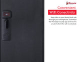 Hornady Rapid Safe Ready Vault with WiFi - Safely Keep Tabs on Your Safe with Your Smartphone - RFID Technology for Touch Free Access & Heavy-Duty Steel Housing to Protect Valuables, 98195WIFI Hornady