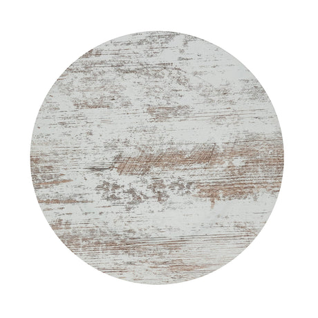 Woodland-Inspired Faux Wood Charger Plate (Set of 4) SARO LIFESTYLE