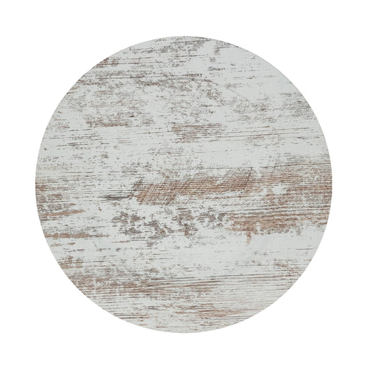 Woodland-Inspired Faux Wood Charger Plate (Set of 4) - WoodArtSupply