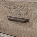 South Shore Versa Collection 8-Drawer Double Dresser, Weathered Oak with Antique Handles South Shore