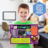 Discovery #MINDBLOWN DIY Terrarium Grow Kit, Fast-Growing Indoor Mini Garden, Create A Living Ecosystem, Includes Sand, Seeds, Potting Mix, Stones and More Discovery Kids