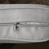 Outsunny 3-Piece Wicker Patio Furniture Set, Outdoor Rocking Chair Set with Bistro Coffee Table, PE Rattan Rocker Conversation Set with Cushions for Porch, Balcony, Yard, Poolside, Garden, Gray Outsunny