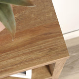 Sauder Horizontal Bookcase in Sindoori Mango Finish Sauder