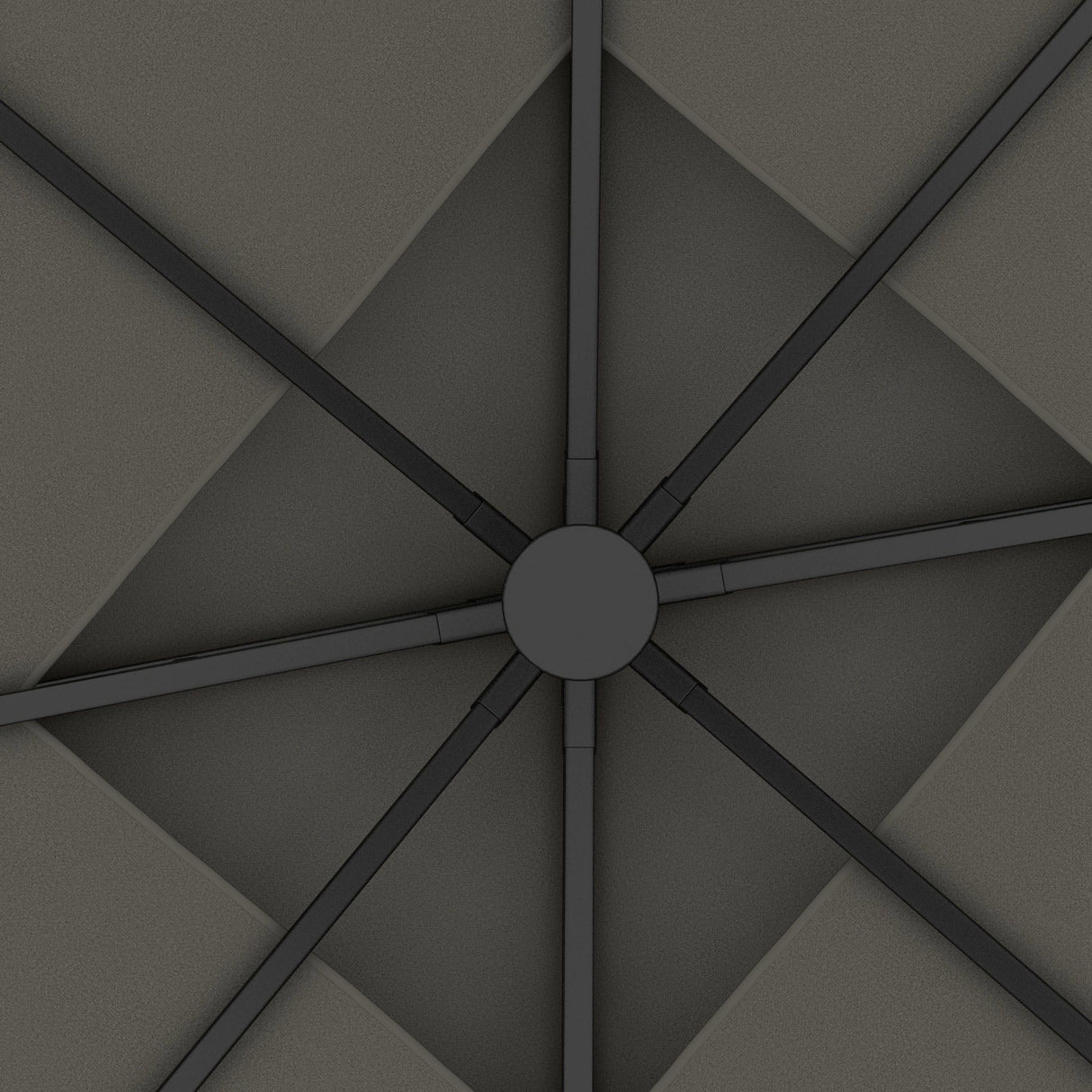 Outsunny 10' x 12' Patio Gazebo with Corner Frame Shelves, Double Roof Outdoor Gazebo Canopy Shelter with Netting for Patio, Wedding, Catering & Events, Gray Outsunny