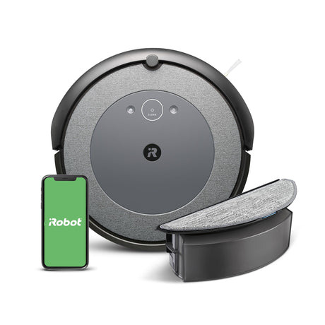 iRobot Roomba Combo i5 Robot Vacuum & Mop - Clean by Room with Smart Mapping, Works with Alexa, Personalized Cleaning Powered OS, Ideal for Pet Hair, Carpet and Hard Floors iRobot