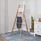 Honey-Can-Do Bamboo Clothes Drying Ladder Rack DRY-09387 Natural Honey-Can-Do