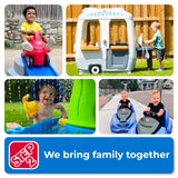 Step2 Up & Down Roller Coaster Kids Ride On Toy, Push Car, Indoor/Outdoor Playset, Made of Durable Plastic, Max Weight 50 lbs., For Toddlers 2-5 Years Old, Multicolor Step2