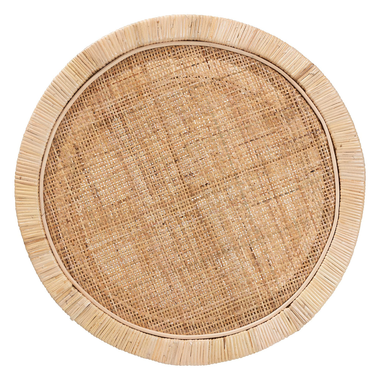 bali & pari Bella Natural Rattan End Table, 2-Tier bali & pari