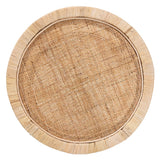 bali & pari Bella Natural Rattan End Table, 2-Tier bali & pari