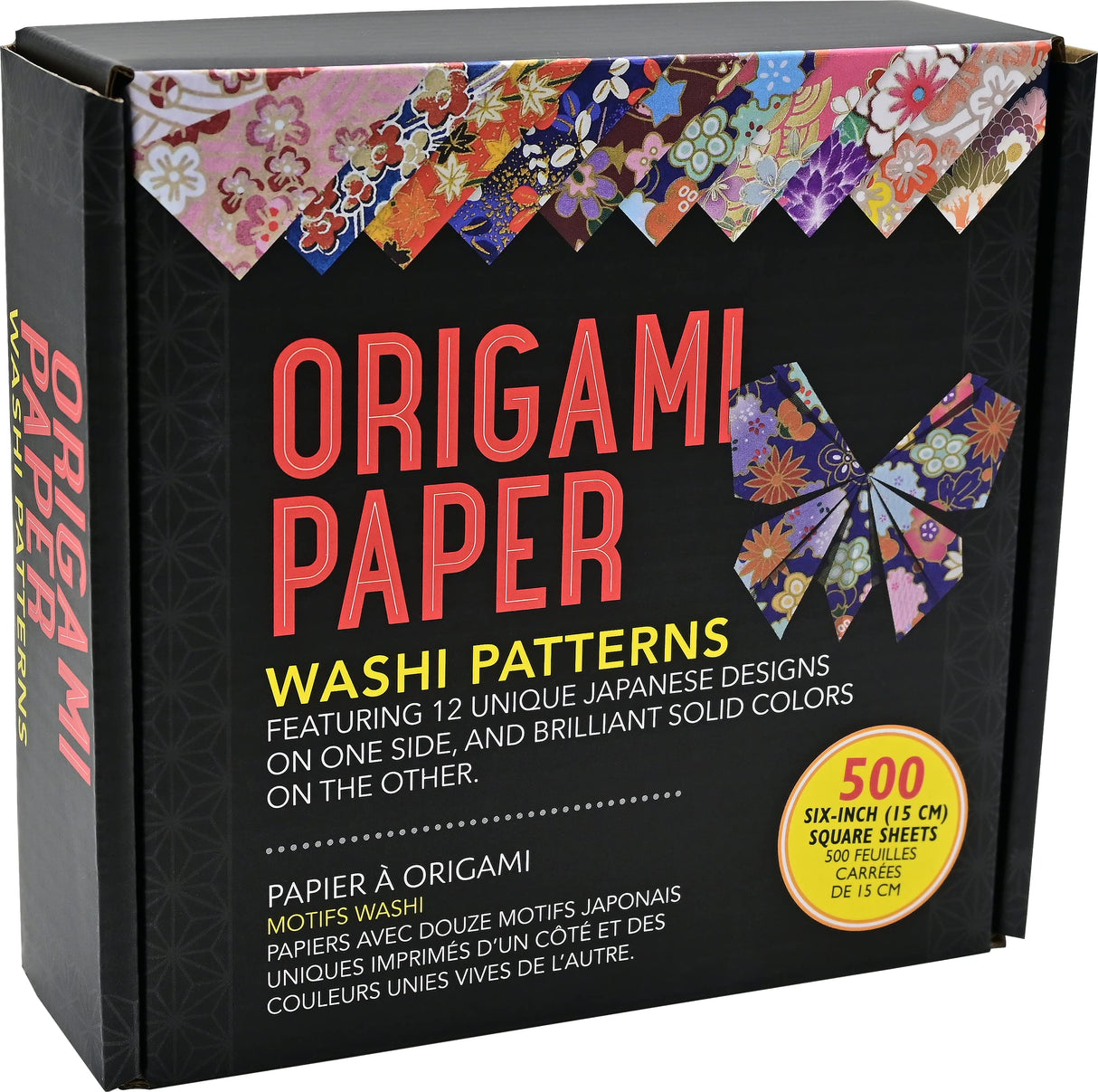 Origami Paper Washi Patterns (12 Designs, 500 Sheets) PETER PAUPER PRESS