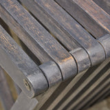 Christopher Knight Home Esme Outdoor Acacia Wood Bench, Dark Gray Finish Christopher Knight Home