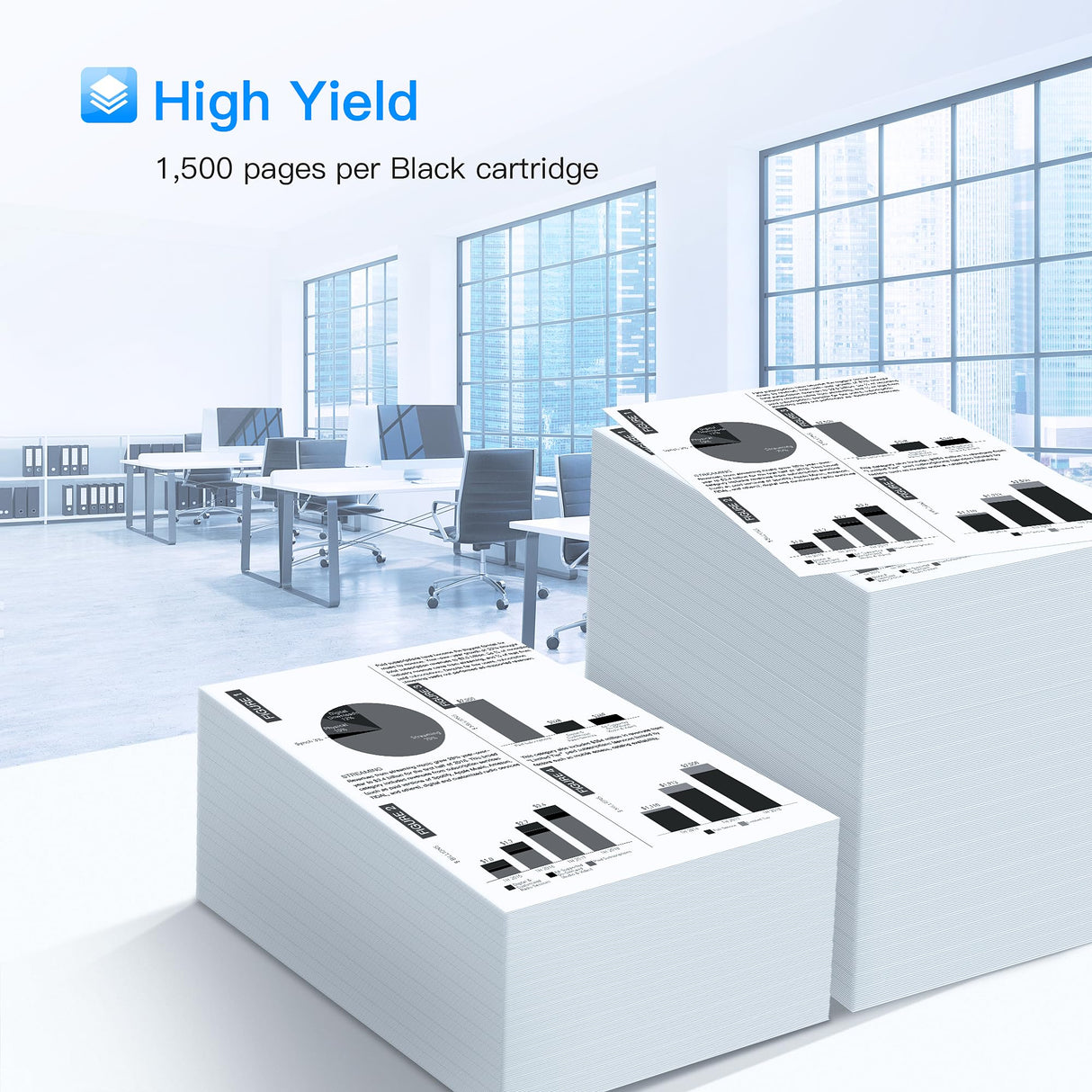 LxTek Compatible Toner Cartridge 83A Replacement for HP 83A CF283A Compatible with Laserjet Pro MFP M125nw M201dw M225dw M201n M125a M127fn M127fw, 2 Black LxTek