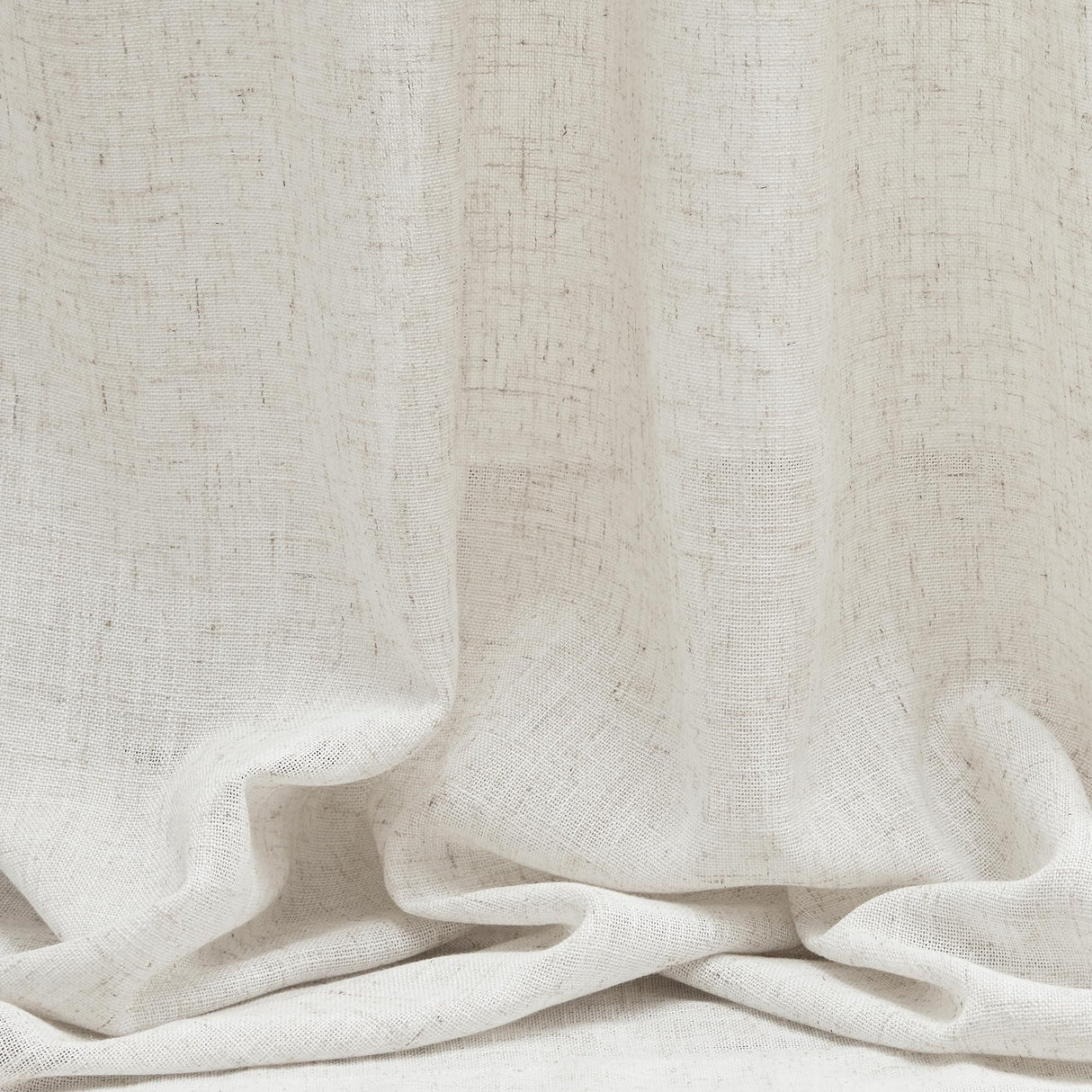 MYSKY HOME Linen Curtains for Living Room, Natural Semi Sheer Curtains & Drapes 84 inches Length 2 Panels Set Farmhouse Country Boho Style Back Tab Draperies for Sliding Glass Door, 50" Wide, Linen MYSKY HOME