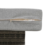 Tdewlye Multi-Person Outdoor Sofa Set, U-Shaped Aluminum Outdoor Sofa Set with Thick Cushions and Backrests, Modular Patio Sofa Set for Gardens, Backyards, and Balconies (Grey-AW) Tdewlye