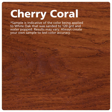 Rubio Monocoat Wood Stain & Finish 65 ft² - Cherry Coral | Oil Plus 2C | Quick-Dry, Eco-Friendly Linseed Wood Oil for Indoor Use, Includes Accelerator (Part B) | Protector | 130 ml Rubio Monocoat