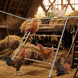 Chicken Roosting Ladder,Chicken Perch for coop,Chicken roosting Bars, Chicken coop Toys, Suitable for Chicken Run and Chicken Perch, Backyard Poultry, Farm Roost Toys for Chickens 55.1' L x 40.1' W YUMEKA