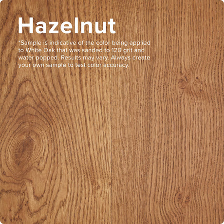 Rubio Monocoat Wood Stain & Finish 65 ft² - Hazelnut | Oil Plus 2C | Quick-Dry, Eco-Friendly Linseed Wood Oil for Indoor Use, Includes Accelerator (Part B) | Protector | 130 ml Rubio Monocoat