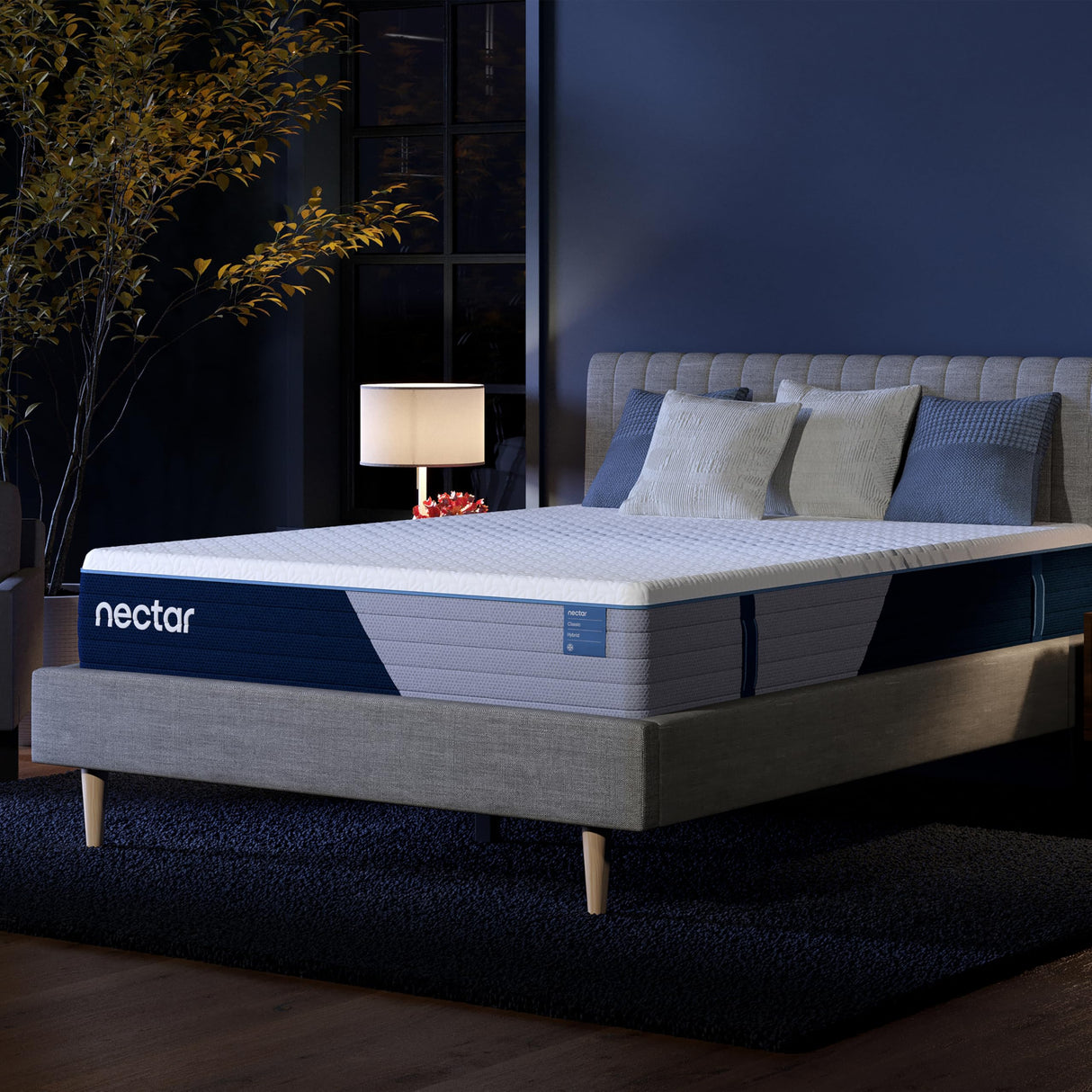 Nectar Classic Hybrid 12” Full Mattress - Medium Firm - Memory Foam & Innerspring Coils - Cooling Top Layer - Pressure-Relief - Mattress in a Box - 365-Night Trial & Forever Warranty Nectar