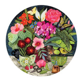 Ceaco - Miriam Bos - Patiently Waiting - 500 Piece Round Jigsaw Puzzle Ceaco