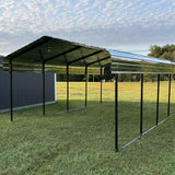 New Yard 12 x 20 x 7 ft Heavy Duty All Steel Carport – All-Weather Steel Canopy Shelter and Steel Frame for Cars, Trucks, Boats, and Outdoor Equipment NEW YARD