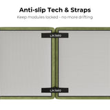 LIKIMIO 120" Boneless Couch for Living Room, Deep Seat Comfy Sectional Cloud Couch Sofa with Chaise, L-Shaped Modular Modern Sofa, No Assembly Required, Corduroy Upholstery Green LIKIMIO