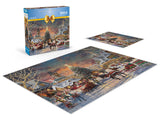 Ceaco - Thomas Kinkade - Holiday - Christmas Festival - 1000 Piece Jigsaw Puzzle Ceaco