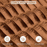 108” Modular Sectional Sofa, Boneless Cloud Couch with Oversized Chaise and Deep Seat, Comfortable High-Density Memory Foam Sectional Couches for Living Room, Bedroom, No Assembly Required (Brown) HUGROVE