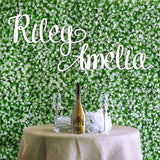 Personalized Wood Name Sign 6" - 60" Wide, Personalized Wood Name Sign, Name Sign for Boy or Girl, Wedding Sign, Personalized Children's Room Sign Décor(SIGN-3) LONG DOORS