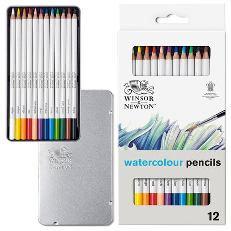Winsor & Newton Studio Collection Artist Pencils, Watercolor Pencils, Set of 12 Winsor & Newton