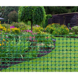 DOEWORKS Safety Fence, 4 x 100 FT Green Plastic Mesh Fence Roll Barrier Netting for Construction Fencing Animal Fencing Garden Fencing and Event Fencing DOEWORKS