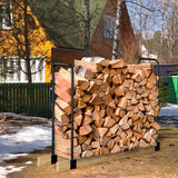 DOEWORKS Heavy Duty Firewood Racks Adjustable Length Log Bracket Rack Holder DOEWORKS