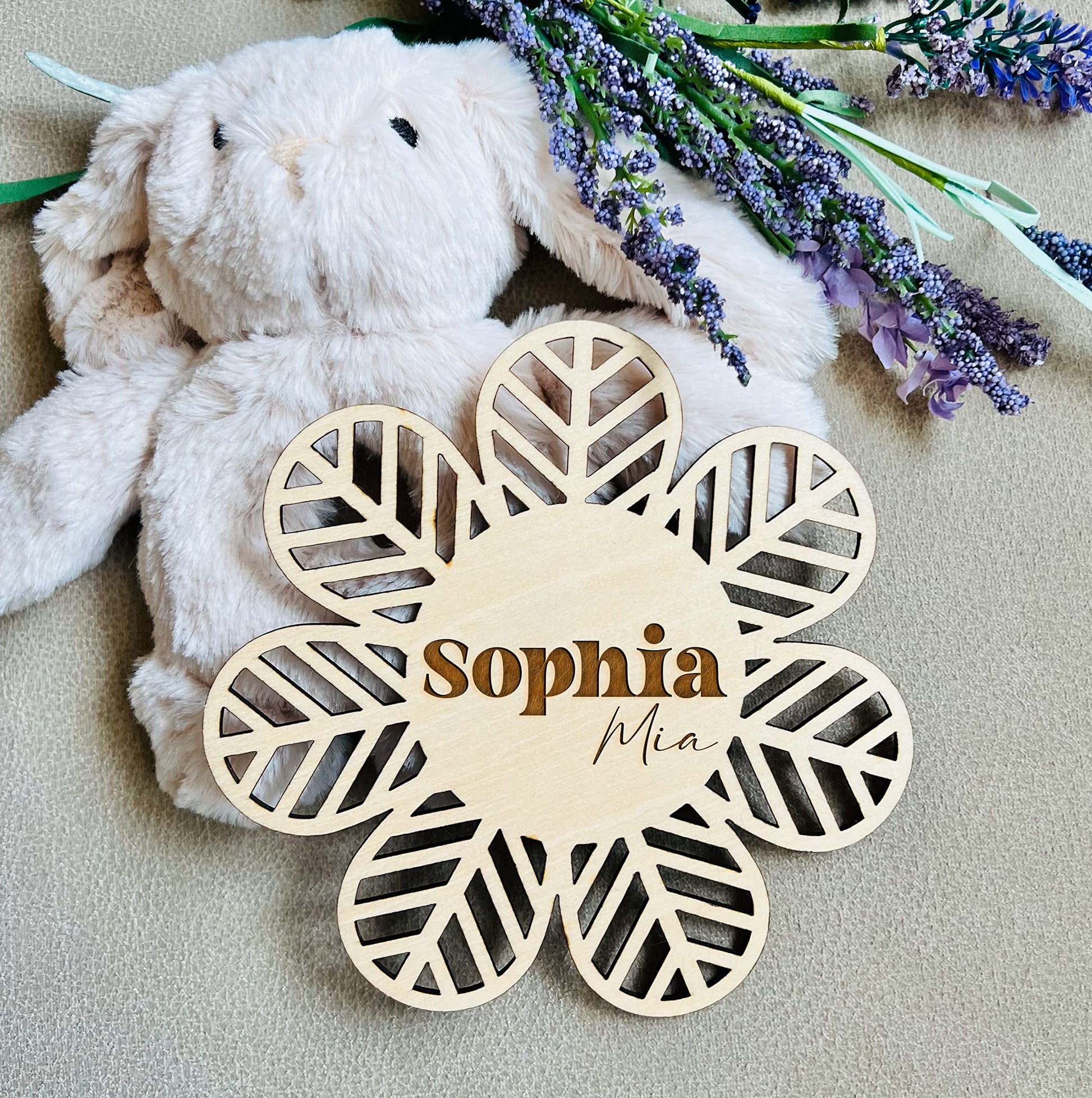 Baby Birth Announcement Sign, Boho Baby Arch Name Sign, Baby Shower Gift, Boho Birth Announcement, Rattan Name Sign, Boho Baby Name Sign - WoodArtSupply