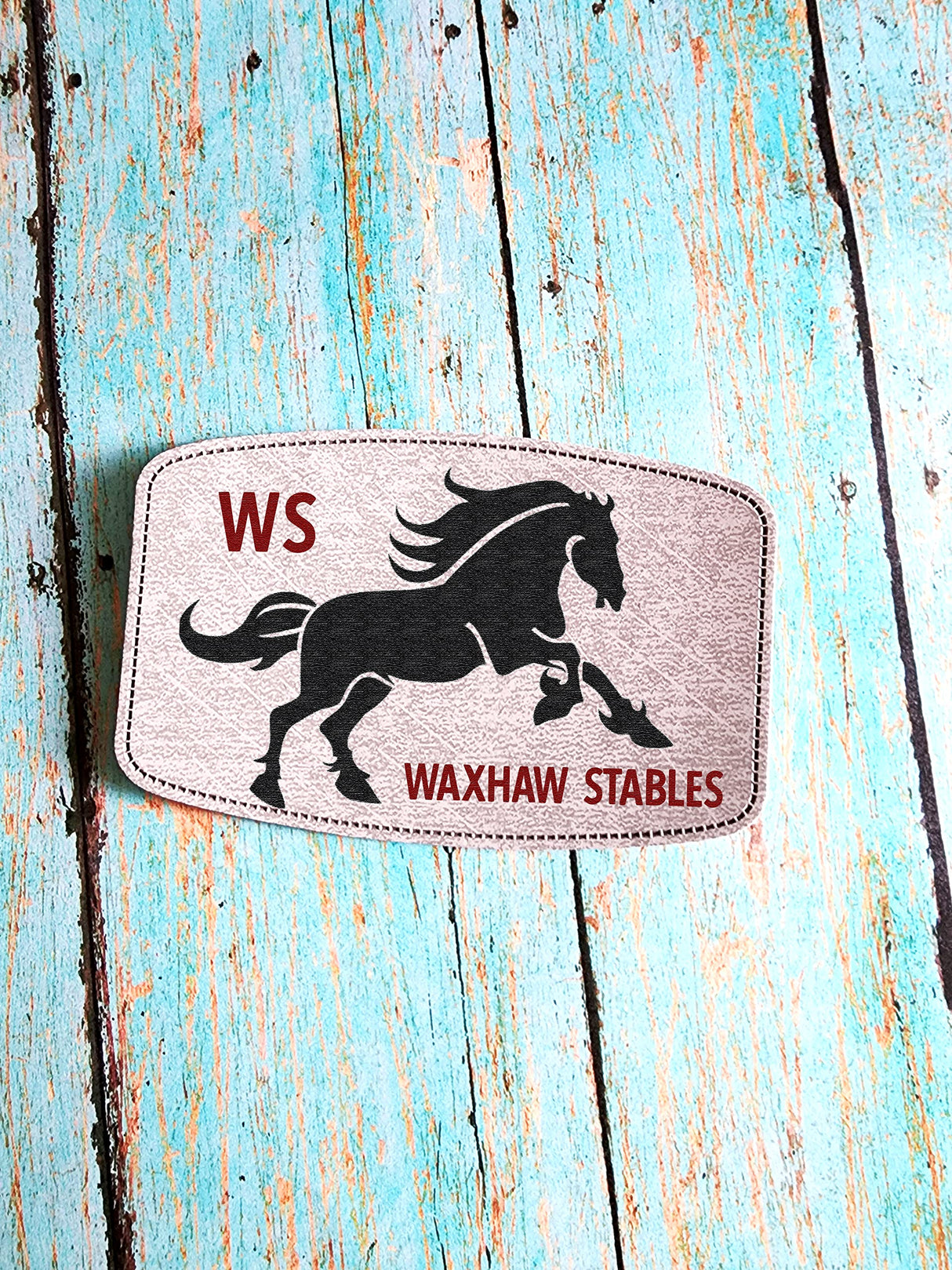 Sublimation Blanks 10 pcs. Faux Gray Leather Hat Patch Sublimation Laserable Blank! 4'' Rounded Rectangle! PU Leather Sublimation Blanks Company