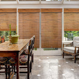 CHICOLOGY Bamboo Blinds, Bamboo Shades, Custom Bamboo Shade, Cordless Bamboo Shades, Window Shade Roman, Patio Blinds and Shades, Porch Shades Outdoor Roll Up, Salem, 31" W X 64" H CHICOLOGY
