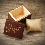 Awerise Personalized Engraved Wooden Watch Box, Watch Organizer, Groomsman Gifts, Custom Watch Case Awerise