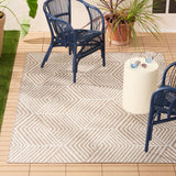 Nicole Miller New York Patio Country Ombre Geo Indoor Outdoor Area Rug, UV Fade Resistant, Low Pile, Beige/Cream, 6'6"x9'2" Nicole Miller New York