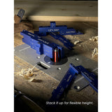 SUNLFPROD Router Table Setup Bars 7pcs Aluminum Precision Router Setup Blocks Woodworking & Setup Bars for Routers Tables Saw Accessory, Measuring Thickness, Depth Height Angle Drill Diameter Gauge SUNLFPROD