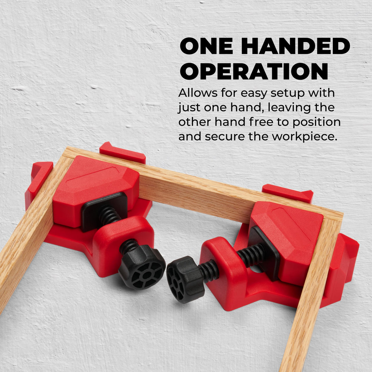 BUILDSOMETHING Quick Corner Clamps - Home Improvement Hand Tools - Adjustable Clamps for Woodworking & More - 4 Pack BUILDSOMETHING