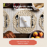 200 Linen-Feel Lunch Napkins - Disposable Cloth-Like Luncheon Paper Napkins - Soft and Absorbent Cloth-Like Napkins For Kitchen, Parties, Weddings, Dinners or Events (Pack of 200) LINTEXT