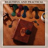 Sayglossy 6 Pcs Leather Magnetic Bookmarks 4.5"x1.5"Graduation Gifts Bookmarks Teacher Appreciation Gifts Retro Magnetic Markers Book Reading Gift for Booklovers Readers Writers Poets(Multicolor) Sayglossy