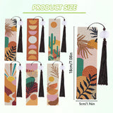 Boho Diamond Painting Bookmark Kit: 6PCS Aesthetic Diamond Art Bookmarks with Tassels, Bohemian Diamond Art Book Marks, DIY Craft Gift for Book Lovers, Reading Accessories for Adults & Kids CRASHOT